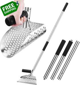 A Peerless Shovel 313028577547 Sand Scoop For Metal Detecting Heavy Duty Detector With Long Handle