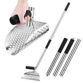 Shvl02 A Peerless Shovel Sand Scoop For Metal Detecting Heavy Duty Detector With Long Hand