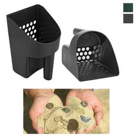 Atb-gp3-ss20bk Alltopbargains 1 Tough Durable Plastic Beach Sand Scoop Treasure Hunt Sifter Shovel Gold Mining