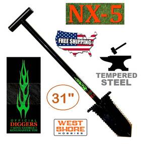Anaconda 009068018378 Nx-5 Metal Detecting 31 Inch Shovel - Double Serrated Free Shipping