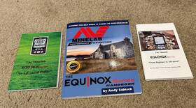 Sabisch-eqx2e Andy Sabisch The Minelab Equinox 600 800 Metal Detector Hand Book By 3 Books