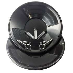 Asr Outdoor 7pcgpkit Classic Field Gold Panning Kit With Black Dual Riffle Pans 7 Pieces