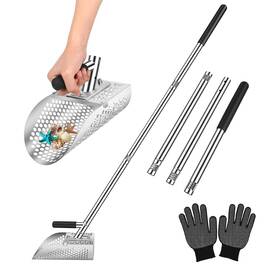 Cbsc01 Avoforest Long Handle Sand Scoop Heavy Duty Stainless Steel Metal Detecting