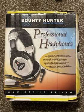 60007572 Bounty Hunter Metal Detector Professional Headphones