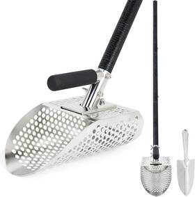 Branded 445026759724 Sand Scoop For Metal Detecting Detector With Long Fiberglass Handle