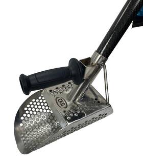 10hex Ckg Sand Scoop Handle Pole Metal Detecting Carbon Rod Detector Shovel Used