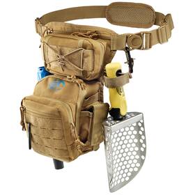 Ckg 198715873504 Tactical Drop Leg Bag For Metal Detecting Fishing Waterproof Tool Pouch