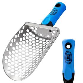 Ckg 199284398016 Hand Sand Scoop For Metal Detecting With Ergonomic Blue Handle