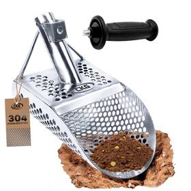 Ckg 2384329423-48us Sand Scoop For Metal Detecting Heavy Duty Sifter Stainless Ste