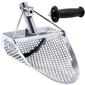 Ckg 676753885661 Metal Detecting Sand Scoop 11 Inch X 8 Stainless Steel Shovel For Beach Trea