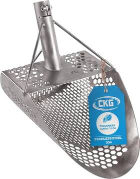 Ckg 712198772552 Sand Scoop For Metal Detecting Heavy Duty Sifter Stainless Ste