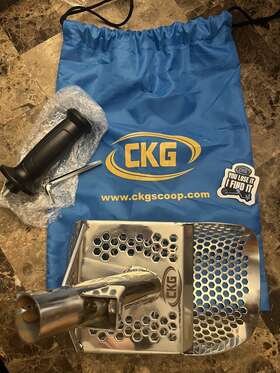 Hex-7 Ckg Sand Scoop Metal Detecting Shovel Beach Sifting Tool - New Fast Shipper