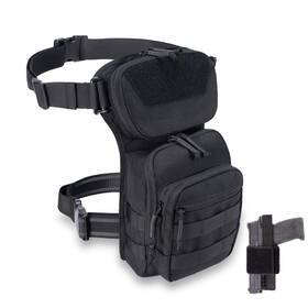 Cltac 768447143116 Tactical Drop Leg Bag Utility Pouch Molle Pack For Outdoor Motorcycle Cycling