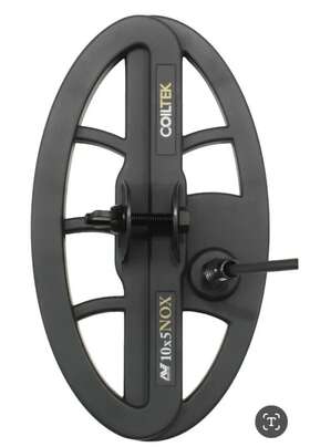 C04-0018 Coiltek Minelab Equinox 10 X 5 Double D Elliptical Waterproof Search Coil