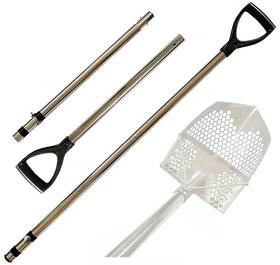 Coob 010725861985 Upgraded Travel Stainless Steel Pole Handle For Sand Scoop Scoops Shovel Met
