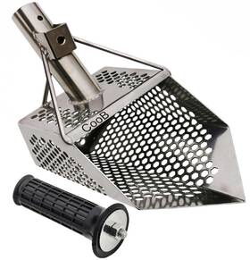 Coob 4336549280 Upgraded Sand Scoop Shovel Metal Detector Sharky. Scoops Treasure D