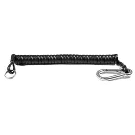 Dans Lanyard 009068042946 Dan S Coiled Secure Pinpointer Or Gear Black Red Pink Green