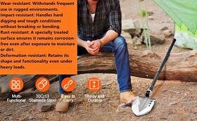 Skubgc3jkss00007wg60v0 Detector Pro Series Metal Detecting Shovel Digging Tool Knife Pouch Digger Finds Set