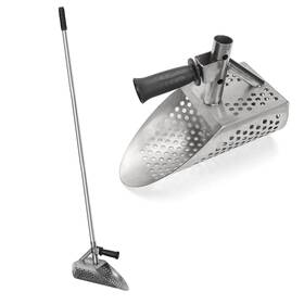 29337 Diegimr Sand Scoops For Beach Metal Detecting Shovel With Long Pole