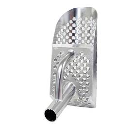 Dune Scoops 009068041390 Heavy Duty Stainless Steel Metal Detector Beach Finds Scoop For Wet Or Dry Sand