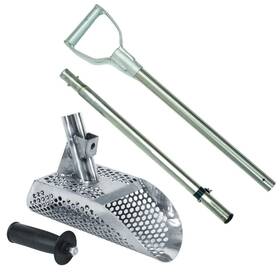 0100012 Dune Scoops Stainless Steel Beach Sand Scoop Metal Detector Tool With Large And Strong Coll