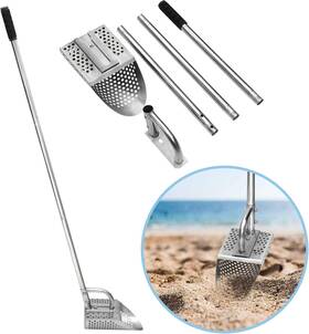 Etespie 313086591509 Sand Scoop For Metal Detecting Heavy Duty 304 Stainless Steel Sh