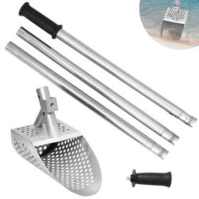 Etespie 741365581550 Hand Sand Scoop For Metal Detecting Heavy Duty 304 Stainless Steel Dete
