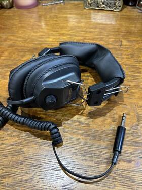 9720950000 Fisher Lightweight Adjustable Stereo Headphones For Metal Detector