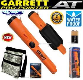 1140900b01 Garrett Pro Pointer At Waterproof Metal Detector Pinpointer With Camo Pouch