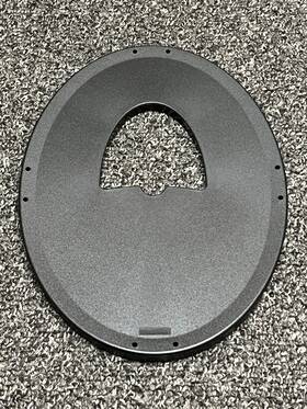 1604300b Garrett 7 Inch X 10 Coil Cover Elliptical Black For Metal Detector
