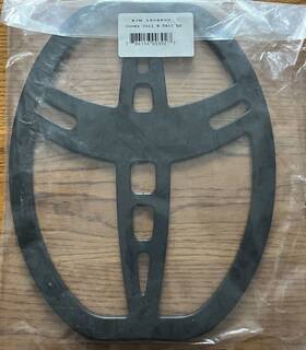 1606600 Garrett 8.5 Inch X 11 Dd Search Coil Cover Semi Elliptical Black