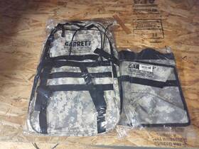 1626800 Garrett New Universal Metal Detector Backpack Daypack Camo And Pouch