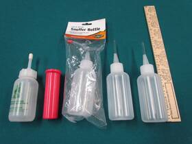 Garrett 1650300 Lot 4 Gold Guzzler And Other Snuffer Suction Bottles For Prospecting
