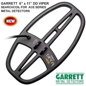 2224200 Garrett 6 Inch X 11 Dd Viper Search Coil For Ace Series Metal Detector