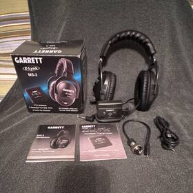 Garrett 62145921 Z-lynk Ms-3 Wireless Headphones Kit For Metal Detectors With User Guides