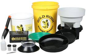 Gold Rush Nugget Bucket 852649004006 Panning And Prospecting Kit Yellow