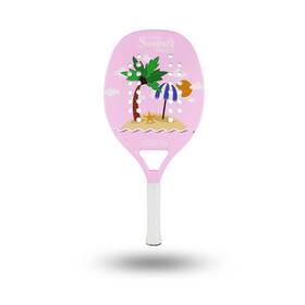 Insum 768477893586 Beach Tennis Racket Carbon Fiber Surface With Sand Grit Print Lightweight Ev