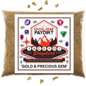 4336549343 Jackpot Paydirt Gold And Precious Gem Panning Pay Dirt Bag Prospect