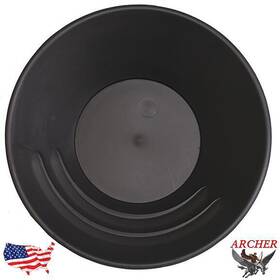 Jobe 009068035382 Archer 10 Inch Black Gold Pan Prospecting Tool Mining 5048-black