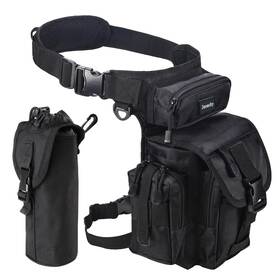 Jueachy 658709203248 Drop Leg Bag For Men Tactical Metal Detecting Thigh Pack With Water B