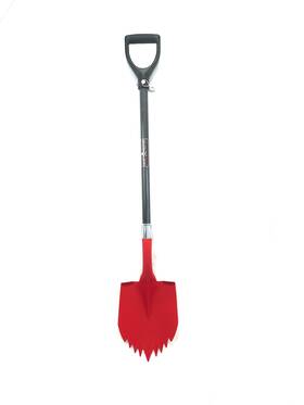 Sku-41460500955300 Krazy Beaver Tools Shovel Xl Red Textured Head / Black Handle