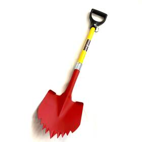 Sku-41460616364196 Krazy Beaver Tools Shovel Textured Red Head / Yellow Handle 45637