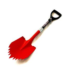 Sku-41831211073700 Krazy Beaver Tools Atv / Utv Shorty Shovel Textured Red Head Black Handle