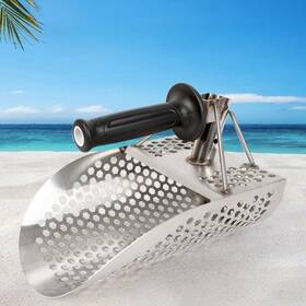 Zz00392 Linalife Beach Sand Scoop For Metal Detector Detecting Treasure Hunting Digging Shovel