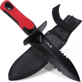 Lrlxe 445041742701 Metal Detector Shovel Heavy Duty Double Serrated Edge Digger With Sheath Garde