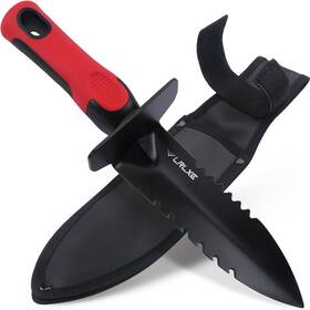 Lrlxe 794304534230 Metal Detecting Shovel Heavy Duty Double Serrated Edge Digger