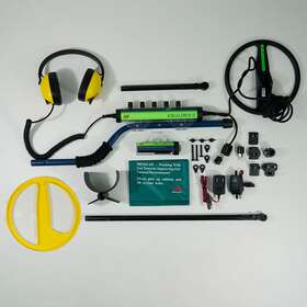 3303-0124 Minelab 20240112 Excalibur Ii 1000 Waterproof Metal Detector With 10 Inch Search Coil
