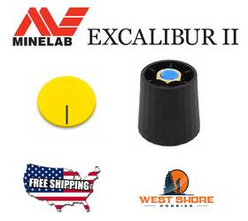 30-4305-0009 Minelab Knob And Cap For Excalibur Metal Detectors - Authentic