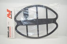 3011-0137 Minelab 17 Inch X 13 Black Elliptical Skid Plate Coil Cover For Ctx 3030