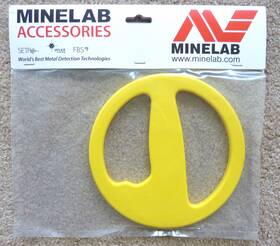 3011-0157 Minelab 8 Inch Yellow Coil Cover Skidplate For Excalibur Metal Detector